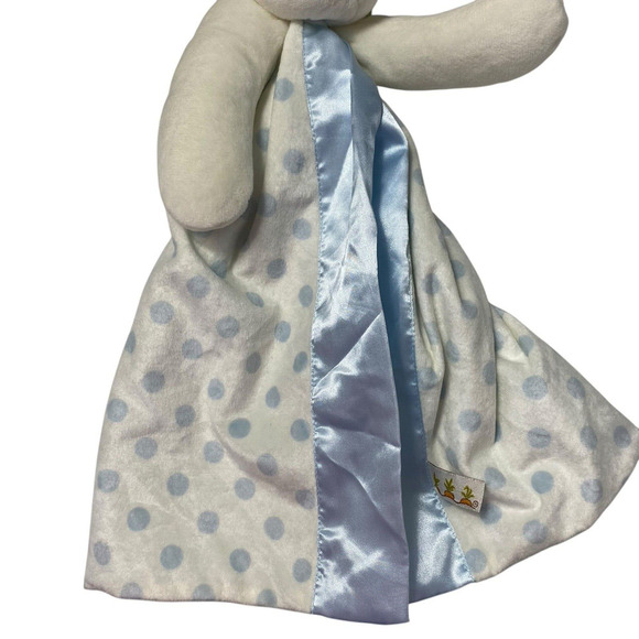 Bunnies by the Bay Lovey NEW Security Blanket Plush Stuffed Rabbit Carrots Baby - Picture 5 of 12